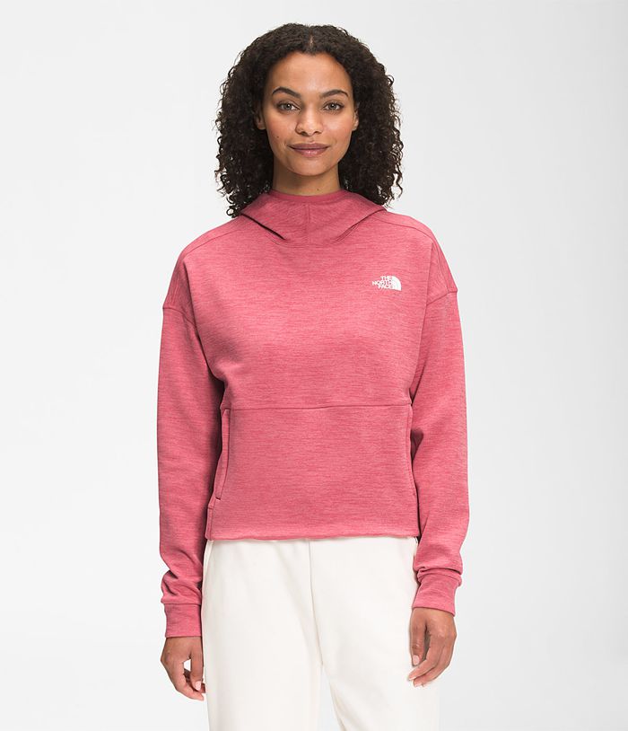 The North Face Womens Pullover Canyonlands Crop 729QTSWUP - Pink